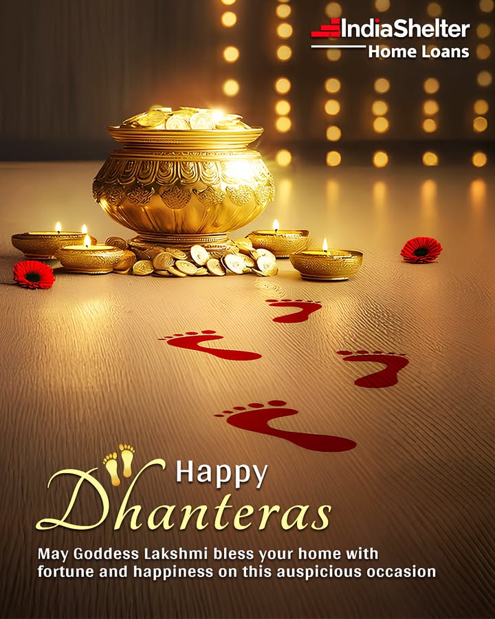 May your home sparkle with prosperity on this auspicious occasion. 
Happy Dhanteras 😊

#happydhanteras #DiwaliFestivities #celebrations