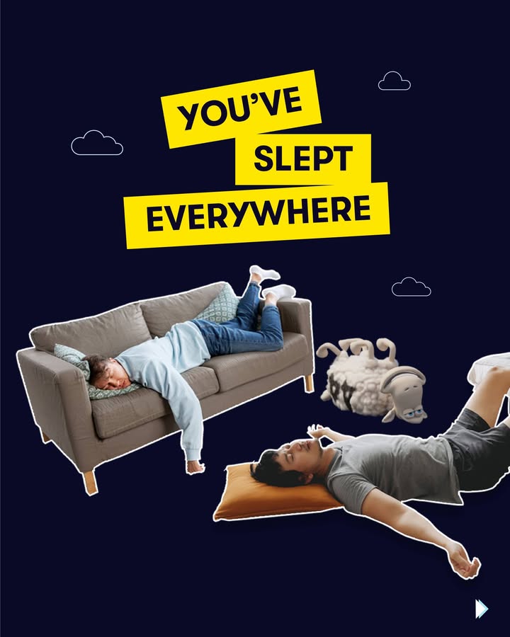You can fall asleep anywhere. But the best sleep comes only on Serta Mattresses.
Share your story about falling asleep on weird places.
Comment below😉.

#SertaIndia #SertaMattress #SleepAnywhere #ComfyFeels #luxurymattress
#comfortmattress #FeelTheComfort #SertaSheep #sertasleep #healthysleep #mattresses