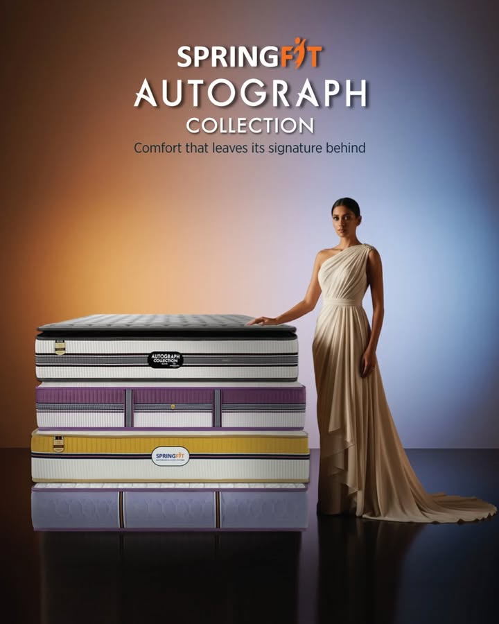 Every night writes a new story of rest.
The Autograph Collection by Springfit, comfort so personal, it leaves its signature behind.

Check it out here; https://www.springfit.com/collections/autograph-collection

#AutographMattress #AutographCollection #SpringfitMattress #PremiumMattress #Mattress #OrthopedicMattress